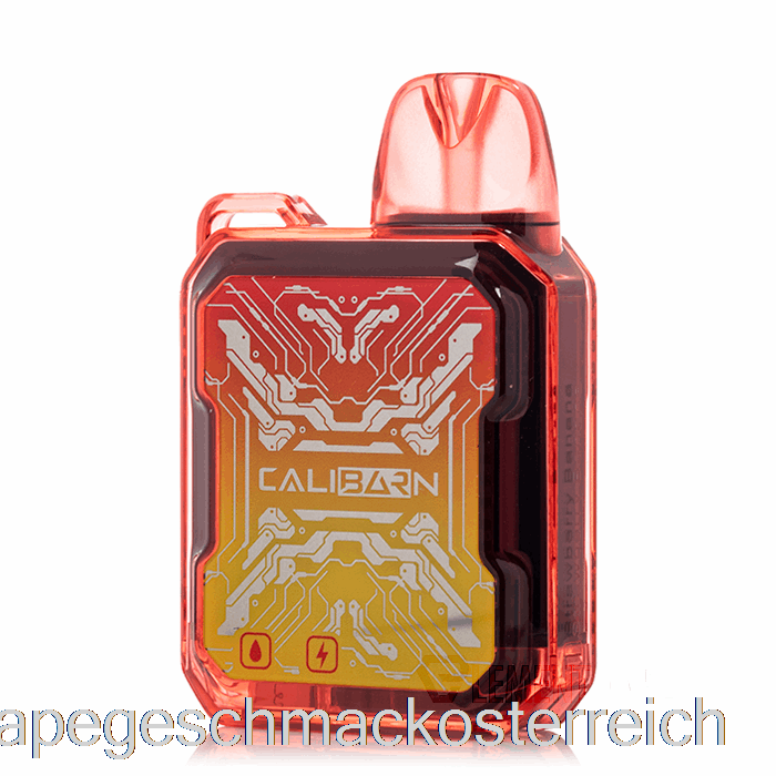 Uwell Caliburn Bar B6000 Einweg-Erdbeer-Bananen-Vape-Geschmack
